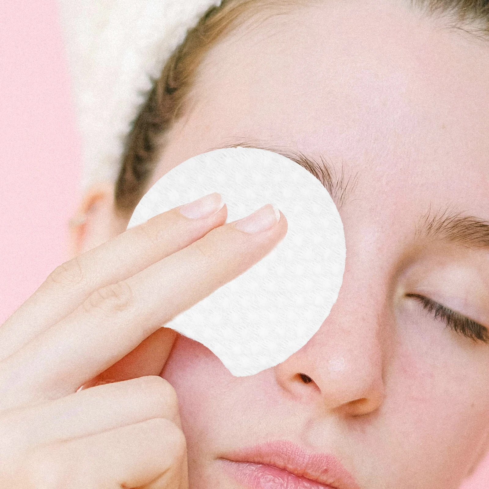 900 個メイク落とし厚い使い捨てフェイシャル女性女の子用不織布クレンジングパッドトラベルサイズフェイスクリーナーツール