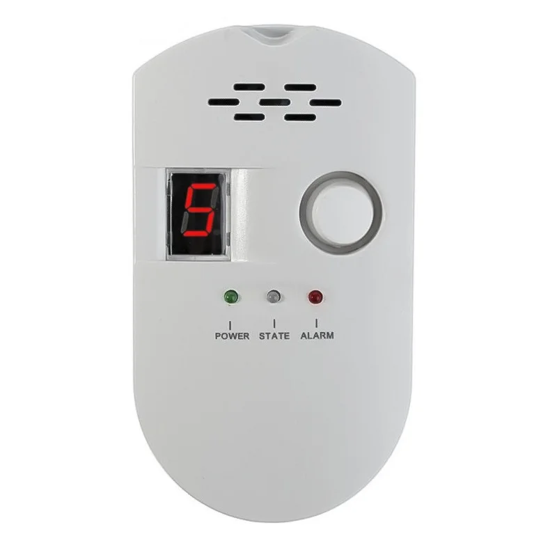 Gas Analyzer Combustible Gas Detector Nature Gas Leak Location Determine Tester Sound-light Alarm Warning Screen Kitchen