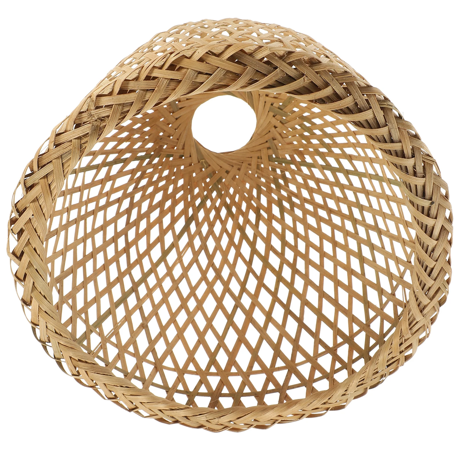 

Бамбуковый абажур для подвесной, напольной или настольной лампы, 1 шт., винтажный, в японском стиле, пылезащитный, для домашнего декора