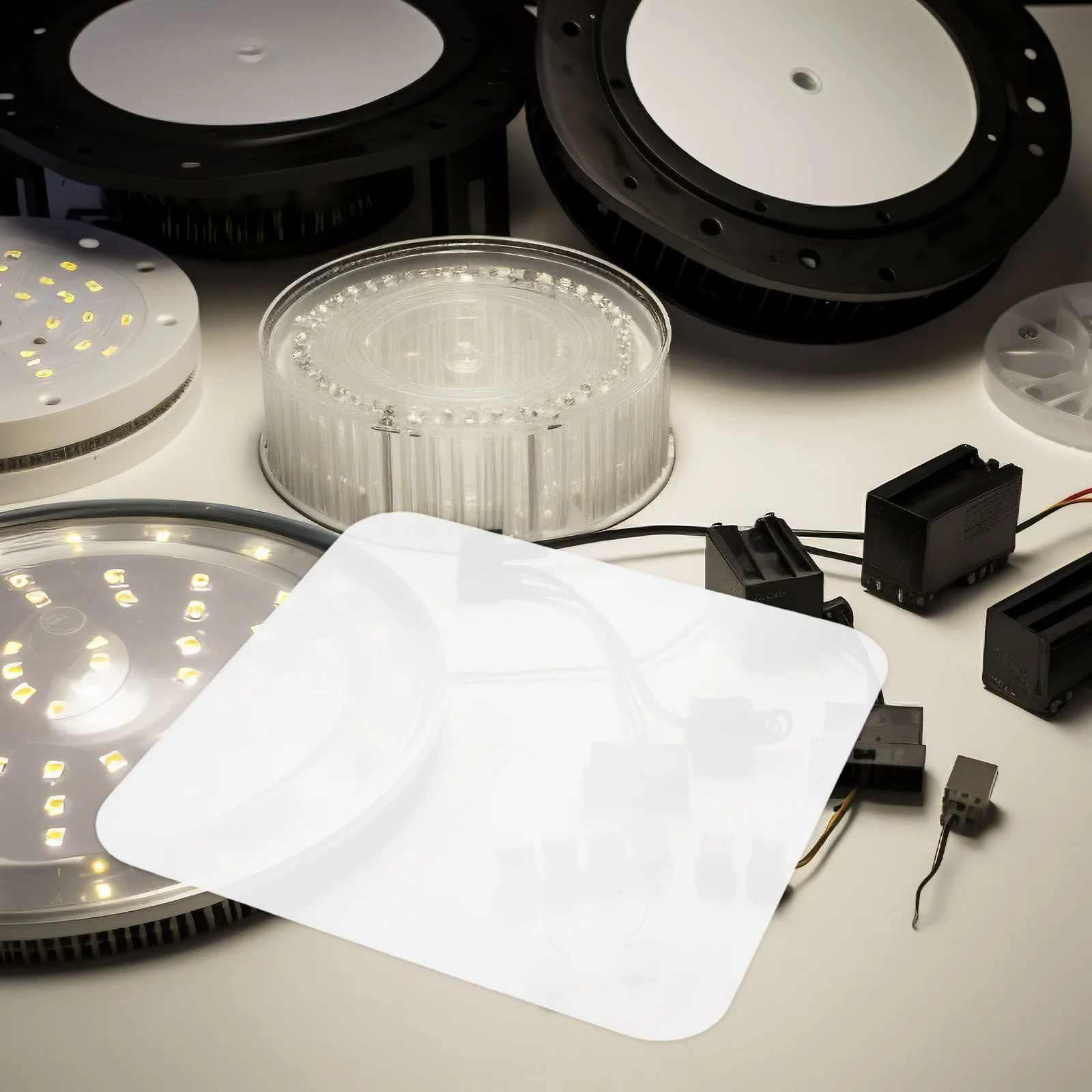 

Ceiling Light Diffuser Sheet Square Acrylic Lampshade Replacement for Modern Fixtures Soft Room Bedroom Ambiance