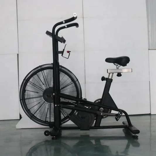 

Manufacturer Fitness Equipment Body Building Upright Air Electric Bike , Airbike Crossfit Air Bike