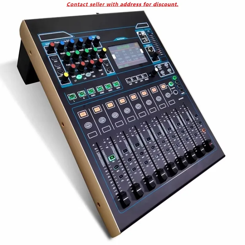 

VX-16 Professional Audio DJ Sound System Mixer USB Digital Live Console 100mm Motorised Fader New Design For Professional Use