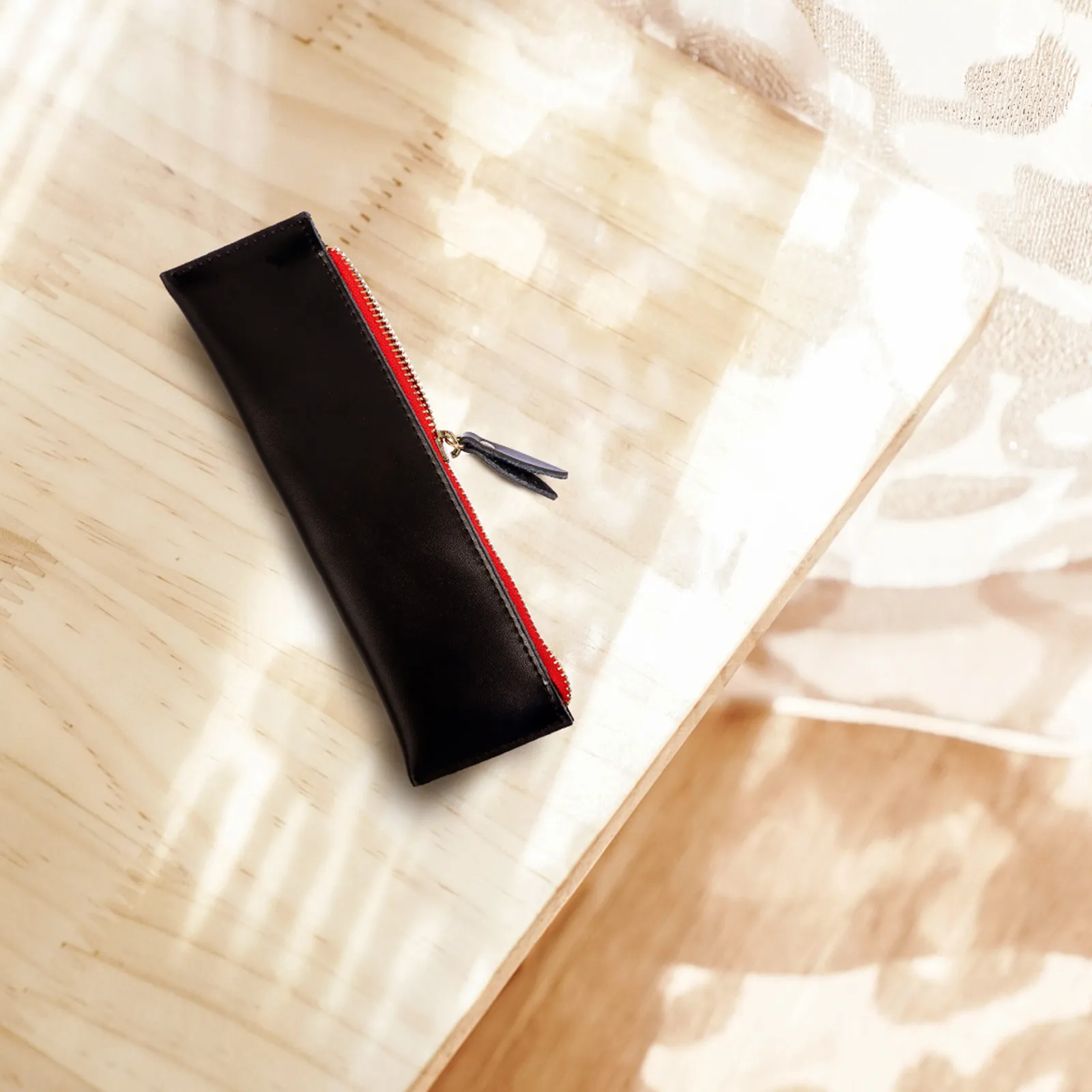 1Pcs Pen Bag Multipurpose Pencil Case Zipper Closure Vintage Retro Stationery Storage Pencil Box Scratch Protection