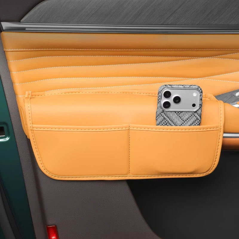 

For GWM Tank 500 Hi4-T/Hi4-Z 2026 Door Handle Storage Pocket Storage Leather Storage Bag Auto Parts Supplies Accessories Tools