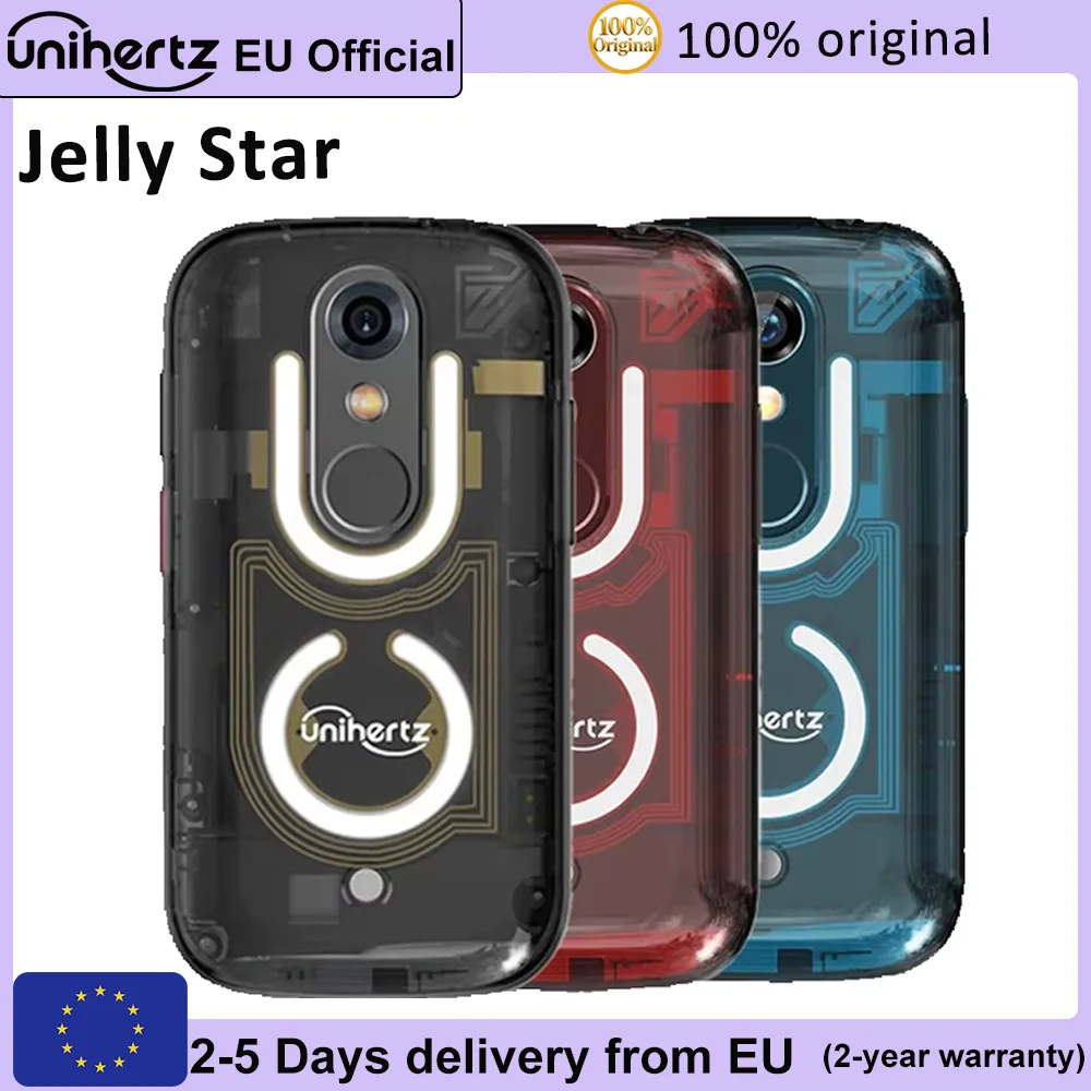 Unihertz Jelly Star Android 13 4G Version mondiale Smartphone 8GB RAM 256GB ROM double Nano SIM Bluetooth 5.3 48MP caméra 3 3 pouces