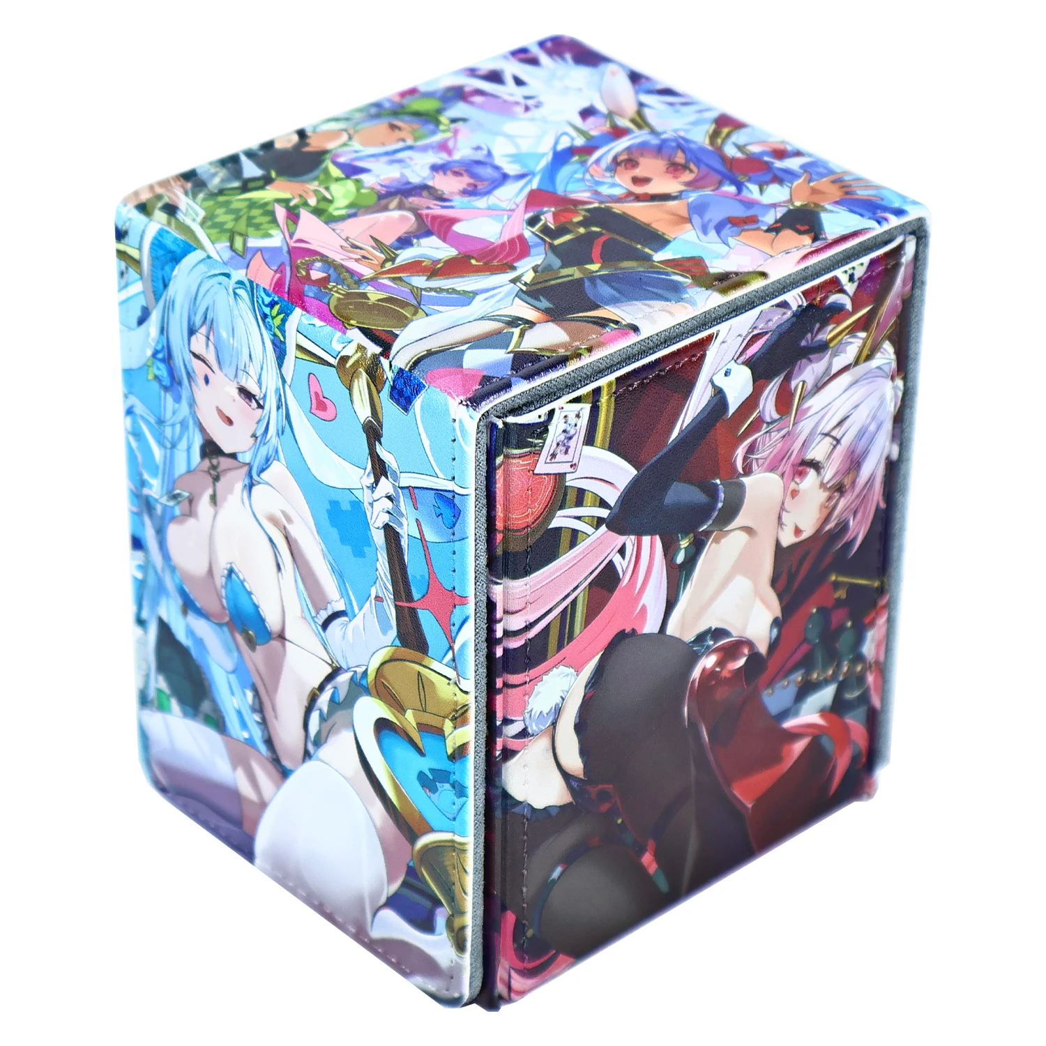 

Ю-Ги-Оо своими руками собственного производства! Коробка для хранения карт Maliss Ygo Maliss P, кожаная коллекция кроликов, защитная коробка для карт, подарочные игрушки