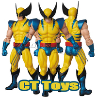 In Stock CT Toys Mafex 96 Wolverine Figure Brown Comic X-Men Action Figure Mafex 138 Shf Anime Figurine Ko Model Toy Kids Gifts