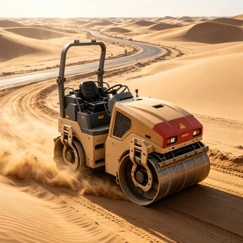 700kg Walk-behind Mini Road Roller Compactor for Small Construction Areas