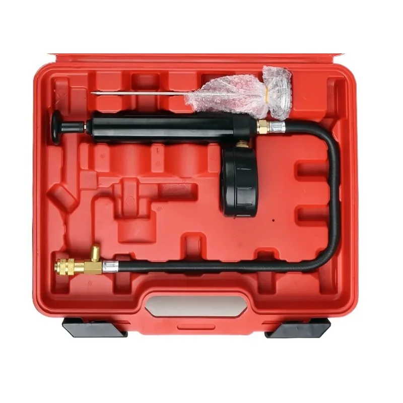 14 Pcs Universal Radiator Pressure Tester Kit Cooler Pressure Tester Kit Car Motorcycle Truck Cooling System