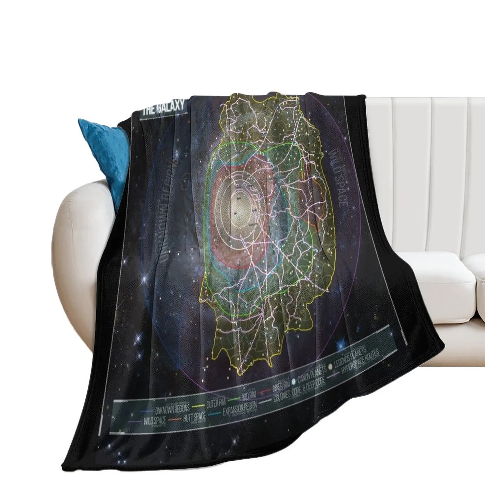 

The Galaxy Throw Blanket Bed Fashionable Hair Tourist Bed covers Blankets