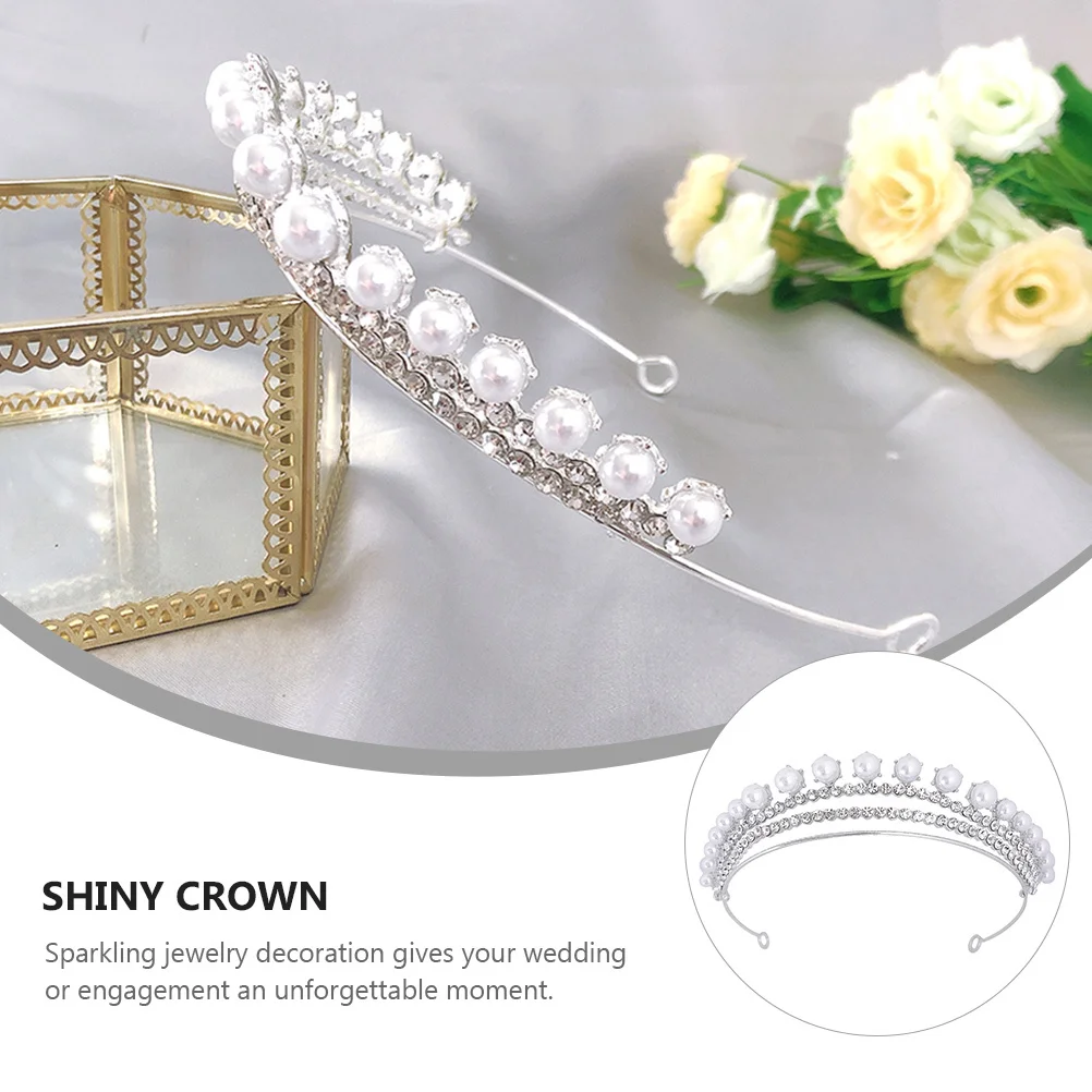 

1 шт. свадебная корона, головной убор с блестящими кристаллами, украшение для женщин, шикарное украшение для вечеринок и выпускных балов