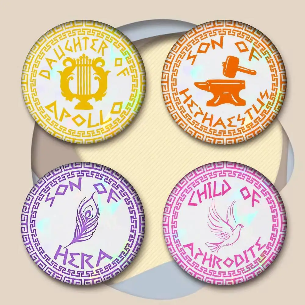 Son Daughter of Poseidon Greek    Animals Funny Brooches Badge Backpack Clothes Gift Accessory