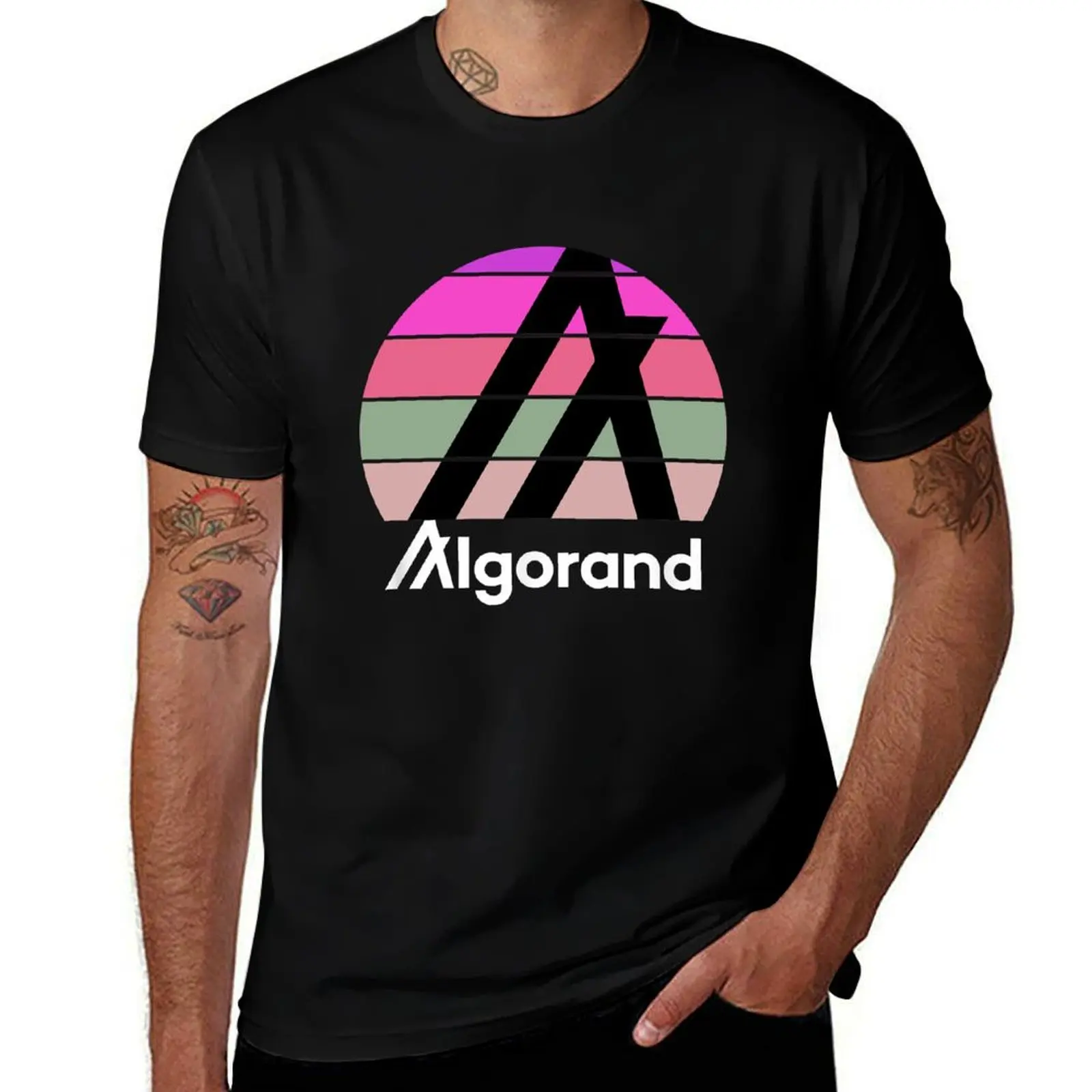 Algorand ALGO Logo Classic T-Shirt Water Resistant Casual T-Shirt