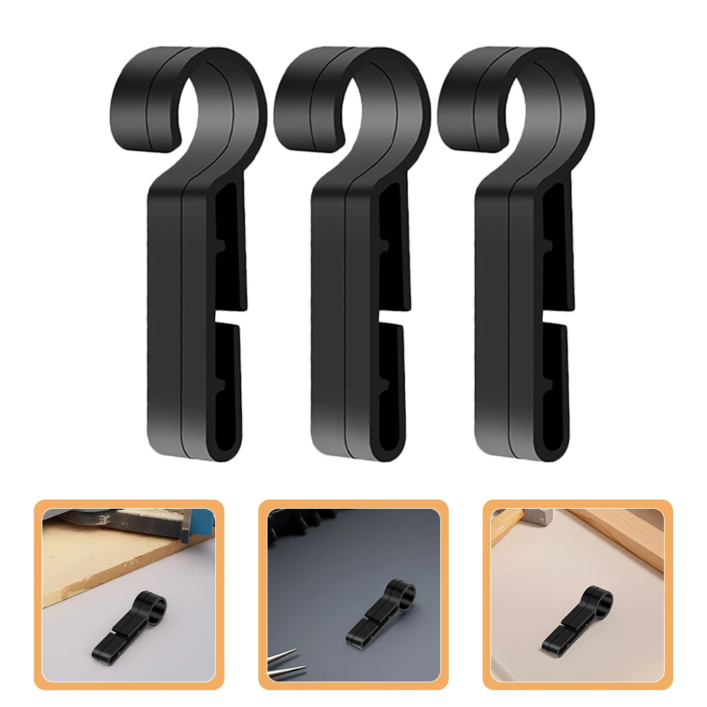 

20 Pcs Safety Anti-slip Buckle Hard Hat Light Mount Clips for Headlamp Full Brim