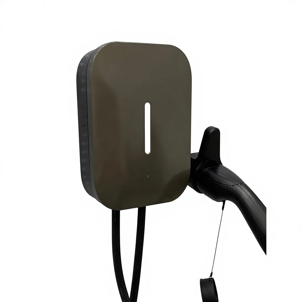 New NACS Wall-mounted Electric Vehicle AC Charger 250V 12KW RFID Card/WiFi Smart Home Fast AC 3 Phase Level 2 CE Certified Cheap - view 3