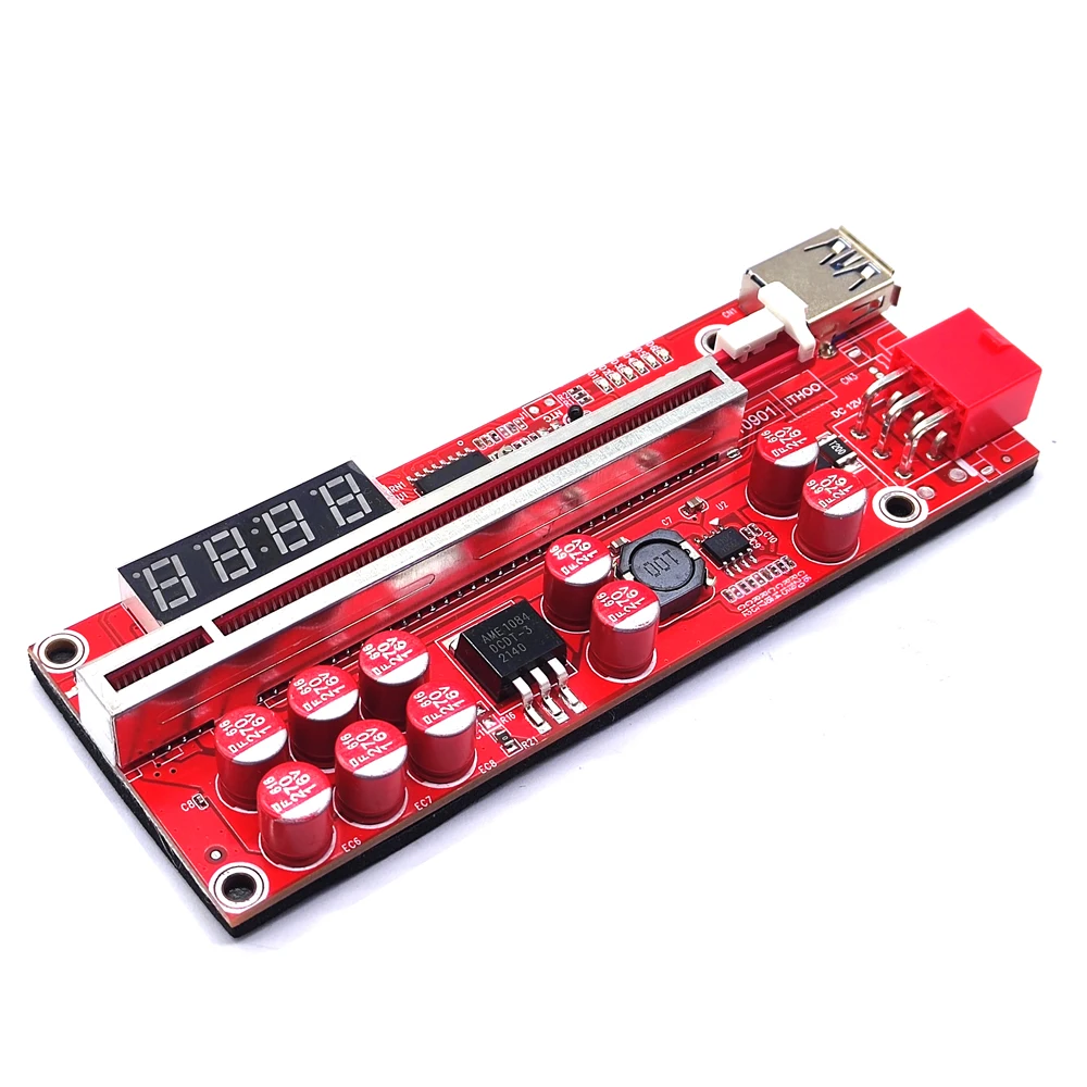 6 قطعة V013 برو PCIE الناهض 013 كابو الناهض ل بطاقة الفيديو الناهض PCI اكسبرس x16 موسع SATA إلى 6Pin الطاقة USB3.0 كابل للتعدين