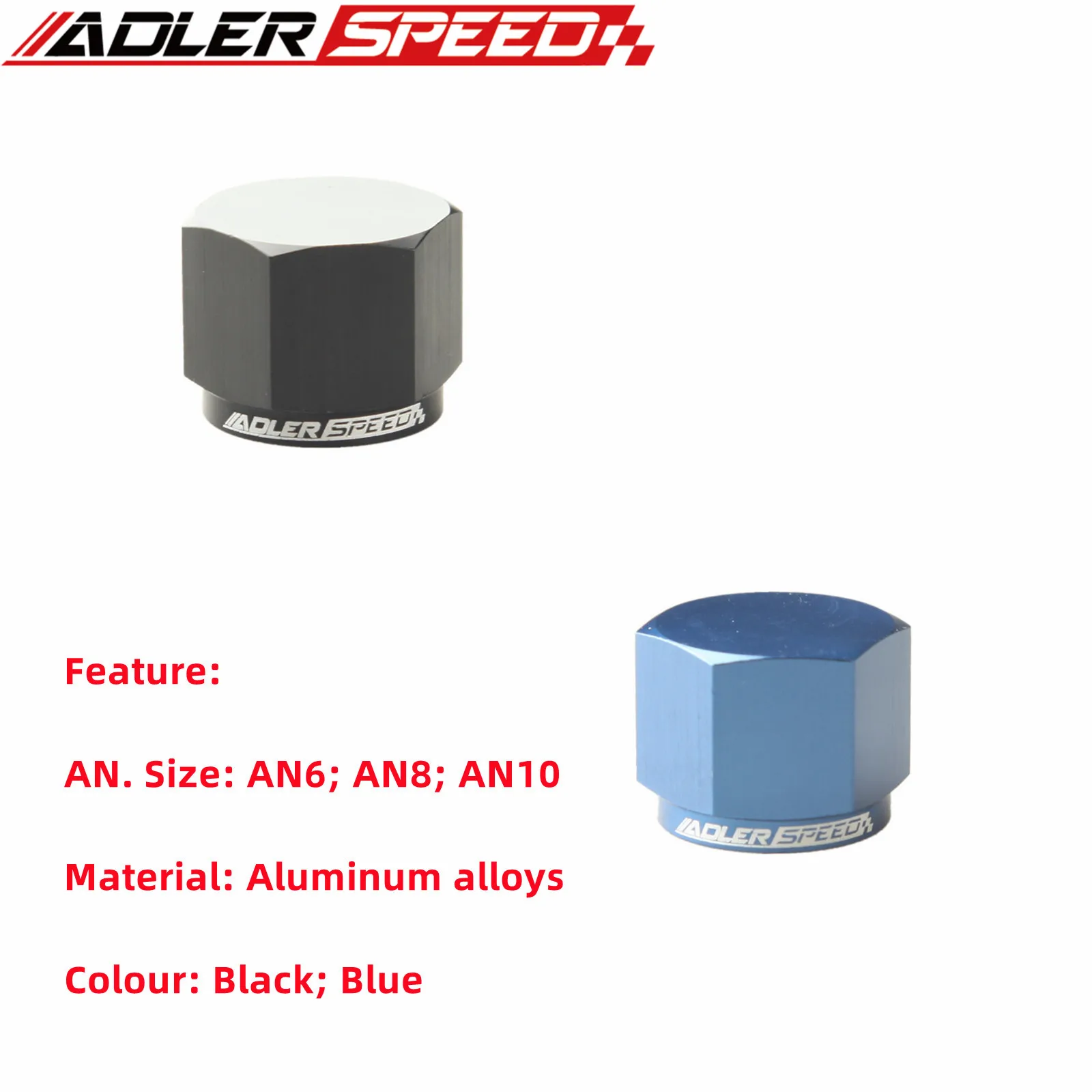 AN6 8AN 10AN 12AN Flare Cap Aluminium Alloy AN Flared Fitting Cover Sealed AN Flaring Connector Cap for Car Modified Accessorie