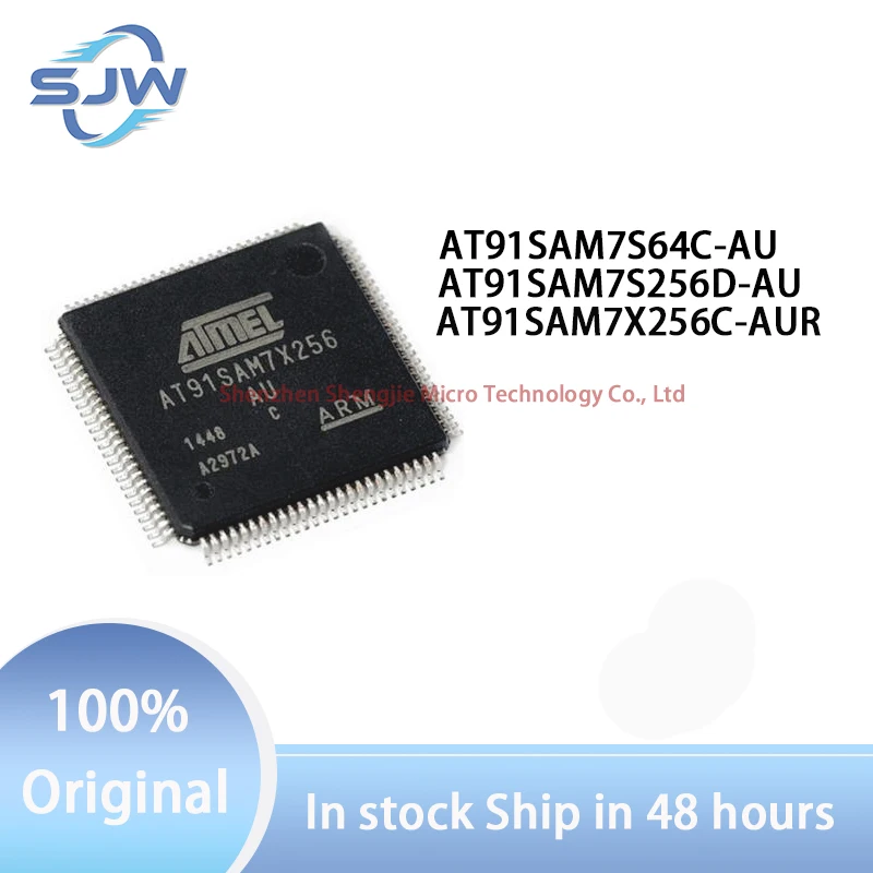 AT91SAM7S64C-AU AT91SAM7S256D-AU AT91SAM7X256C-AUR encapsulation LQFP64  LQFP-100 Single-Chip Microcomputer（MCU MPU SOC）