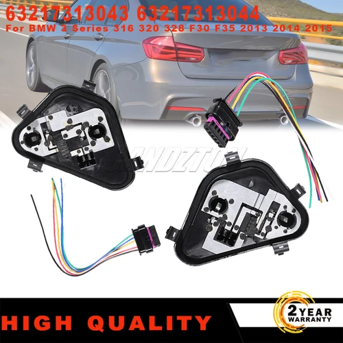 Imagen 1 del producto Para BMW Serie 3 F30 nuevo portalámparas de luz trasera con conector de placa de circuito 63217313043 63217313044 accesorios de coche