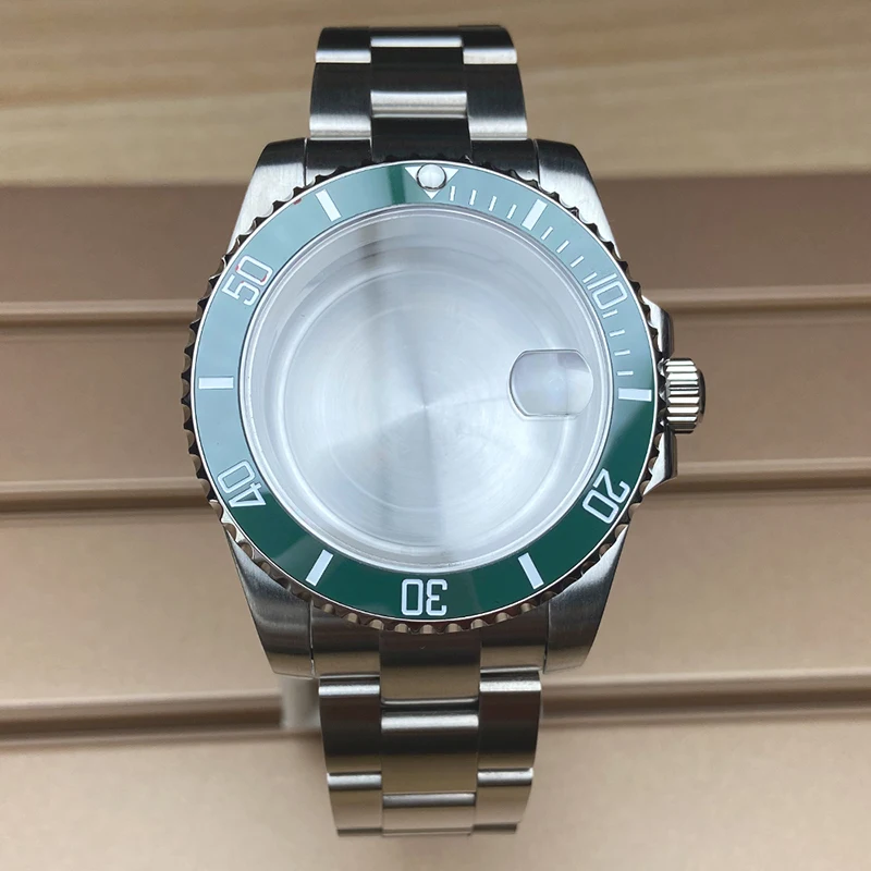 40mm NH35 Uhrengehäuse 316 Edelstahl-Uhrenarmband Saphirglas für Seiko NH35 NH34 NH36 NH38 Miyota 8215 Uhrwerk 28,5mm Zifferblatt – Detail 10