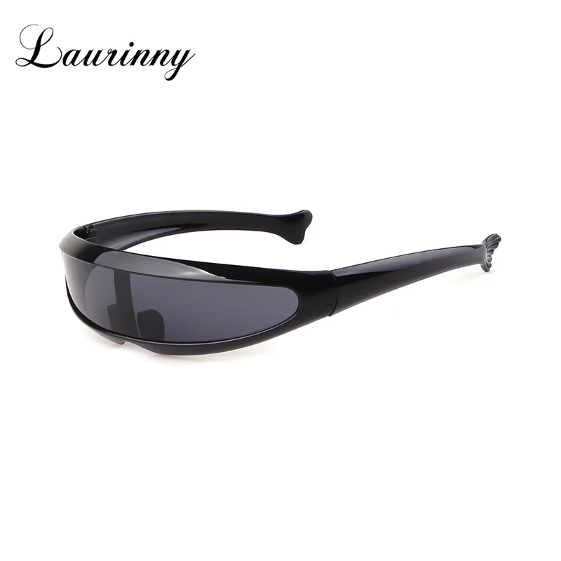 2023 New Futuristic Visor Sunglasses Men Windproof Goggles Sun Glasses One Piece Flat Top Sunny Women Eyewear Shield Shades Male