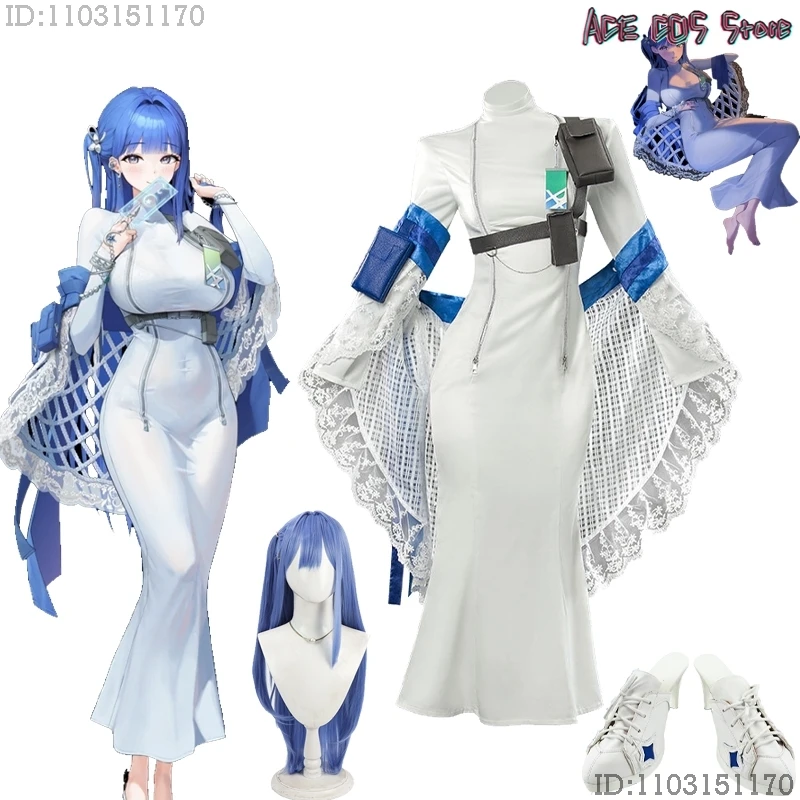 

Arcana Cos Nikke Goddess of Victory Cosplay Costume New Dress Wig Shoes Outfit Uniform Women Sexy Clothes Halloween Game Par HOT