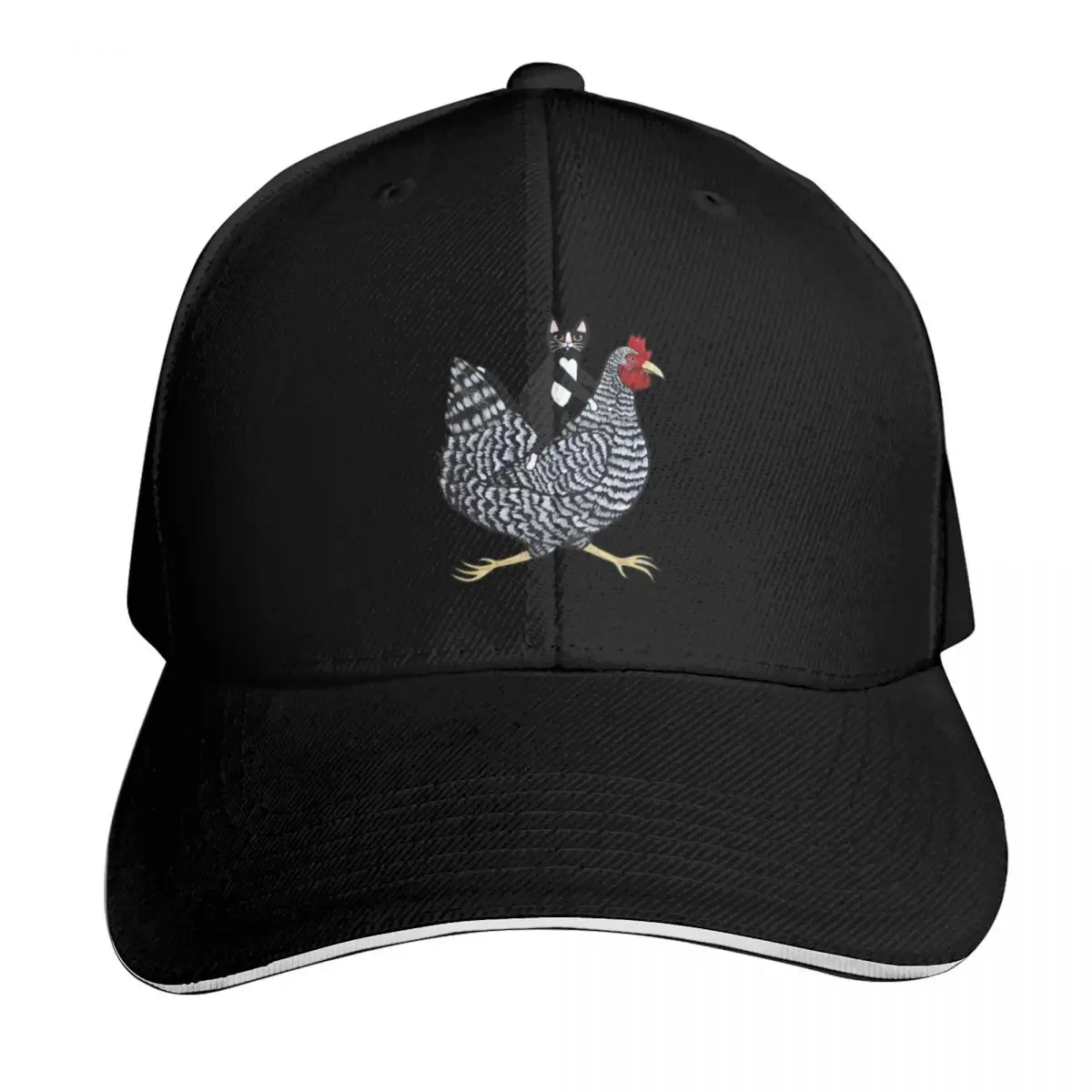 Cat Riding a Chicken Baseball Cap tea Hat Luxury Cap Anime birthday Male Women's