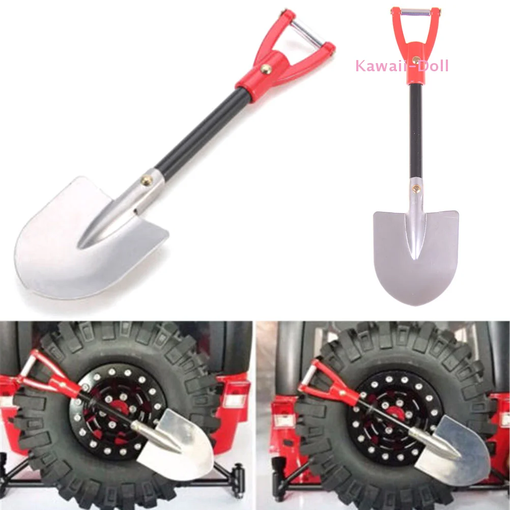 

1Pc Simulated Metal Shovel Decoration RC Crawler 1:10 Accessories Metal Shovel For RC SCX10 D90 Crawler Car Tools