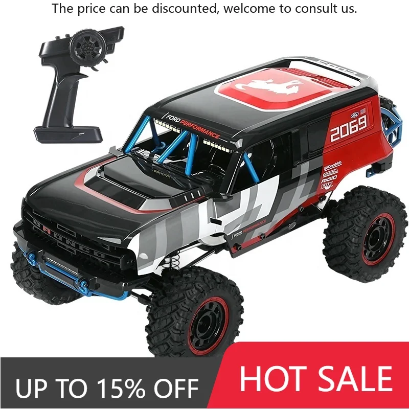 

MJX H12P 1/12 2.4G 4WD Sensorless Brushless Motor RC Car Short Course Vehicle Model RTR Bronco Baja 1000 Genuine Authorization