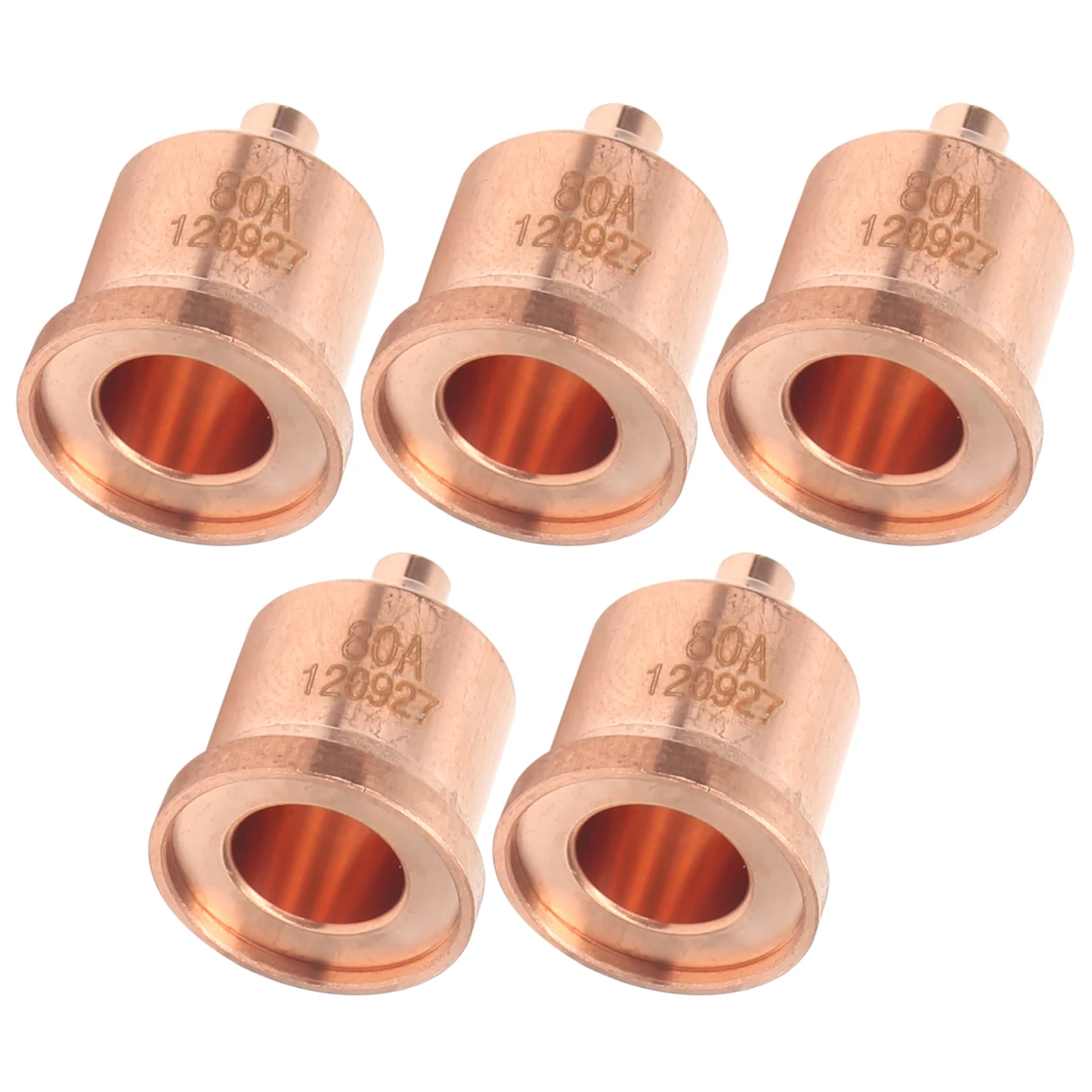 

5Pcs Plasma Red Copper Nozzle Cutting Torch Tips Consumables Welding Equipment 120927