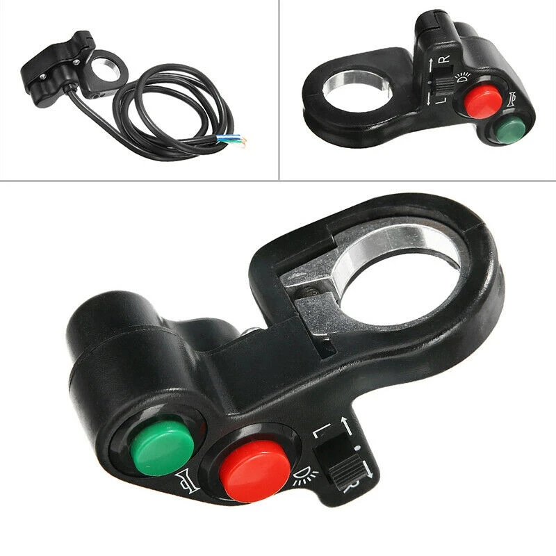 Motorcycle Horn Turn Signal Light On Off Switch For 22mm 7/8'' Handlebar Dirt Bike Motor