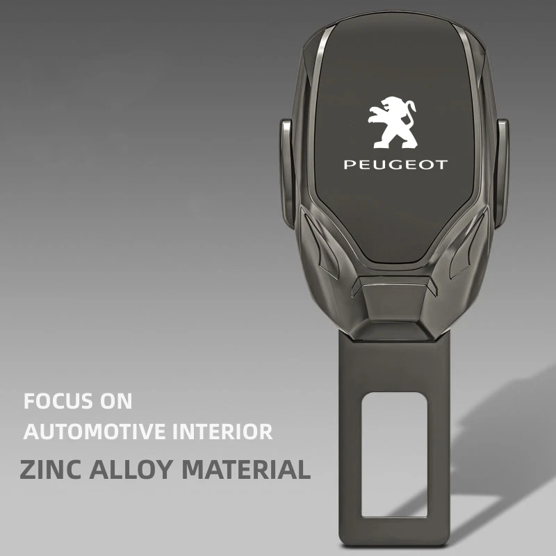 

Car Seat Belt Extender Plug Clip Lock Buckle Accessories For Peugeot 208 207 308 206 307 407 2008 3008 5008 Rcz 508 301 408 406