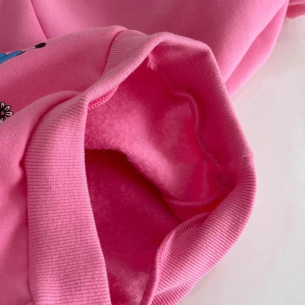 TZ230196 الخريف والشتاء فتاة طفل لطيف البلوزات المطبوعة تنوعا تصميم الأزياء تنورة مرونة الخصر عارضة البدلة