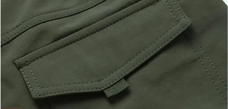 Winter Thick Pants Men Double Layer Fleece Cashmere Overalls High Quality Male Camouflage Trousers Warm Casual Cargo Pants