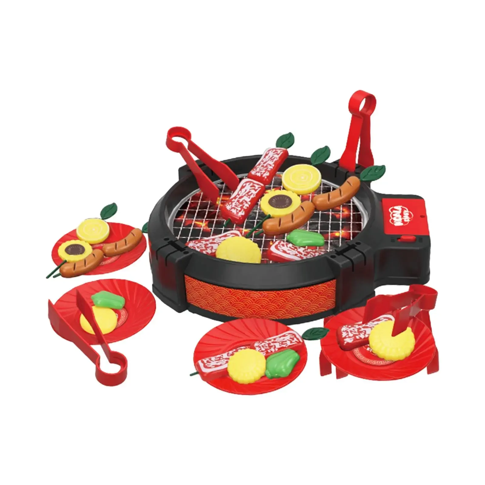 27x Speelgoed Bbq Grill Set Educatief Speelgoed Barbecue Keuken Speelgoed Speelgoed Set Voor Meisjes Jongens 2 3 4 5 6 Jaar Oud Valentijnsdag Cadeau