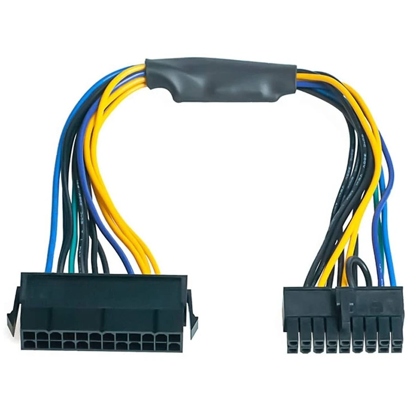 SLQZT 24 دبوس إلى 18 دبوس ATX PSU كابل محول الطاقة لمحطة العمل Z220 Z230 Z420 Z620 13 بوصة (33 سم)
