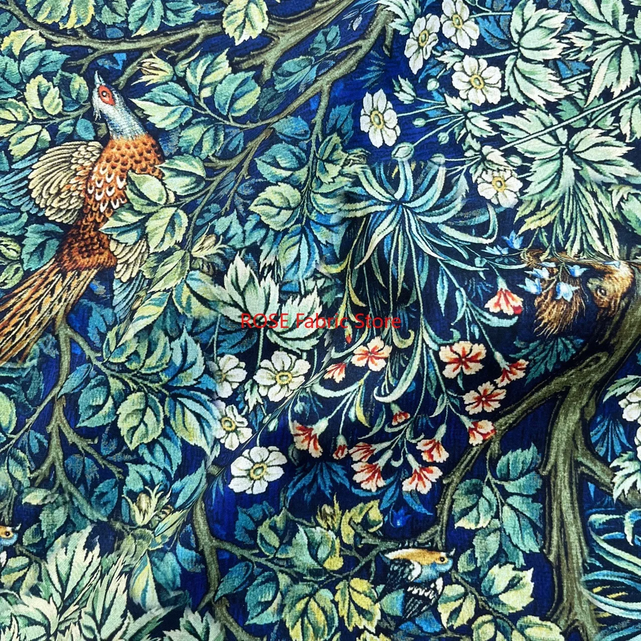 

1-метровая цифровая печать, 100% хлопчатобумажная ткань, весенне-летнее платье, юбка, ткань для шитья своими руками