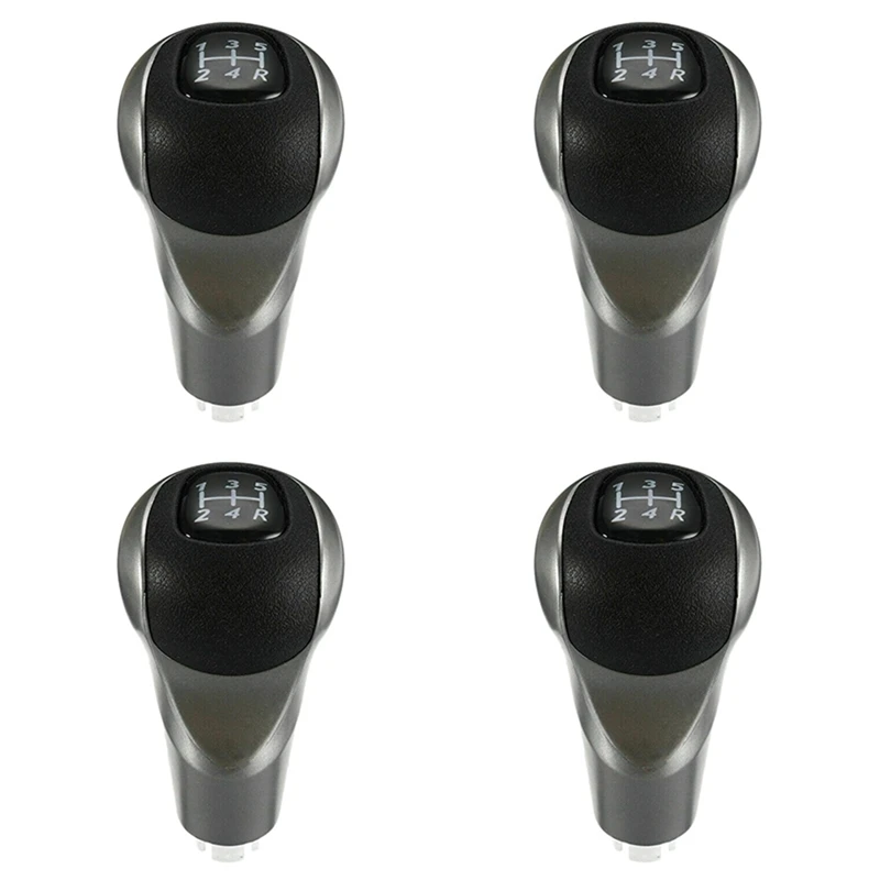 4X Shift Head, 5 Speed Gear Shift Knob Manual Shift Ball Stick For Honda Civic 2006-2011 54102-SNA-A02