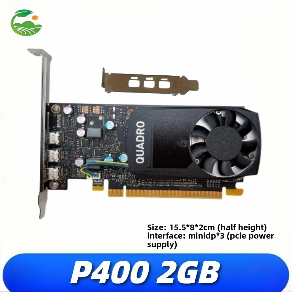 For NVIDIA Quadro P400 P620 2GB GDDR5 PCI Express 3.0 x16 Mini DP Professional Graphics