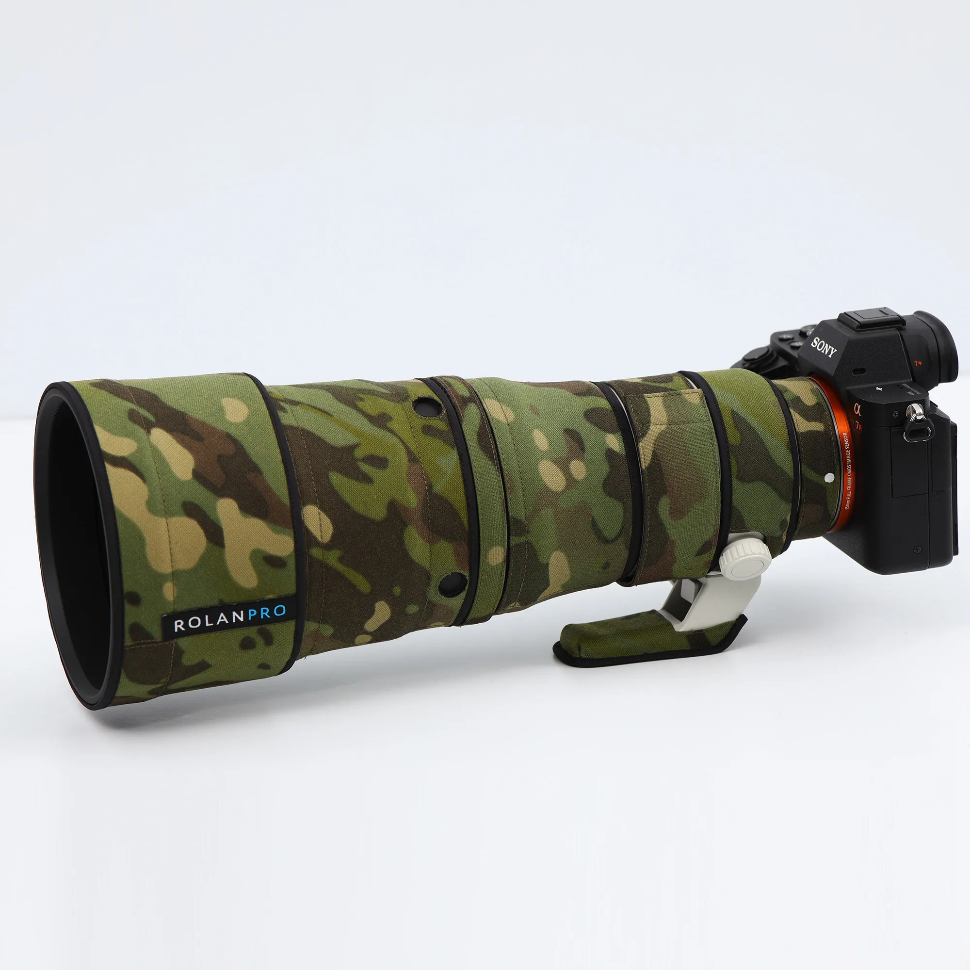 ROLANPRO Wasserdichter Objektivschutz für Sony FE 600mm F6.3 GM OSS Camo Regenschutz Schutzhülle SEL600F63GM Etui 600F6.3GM Stoff – Detail 29