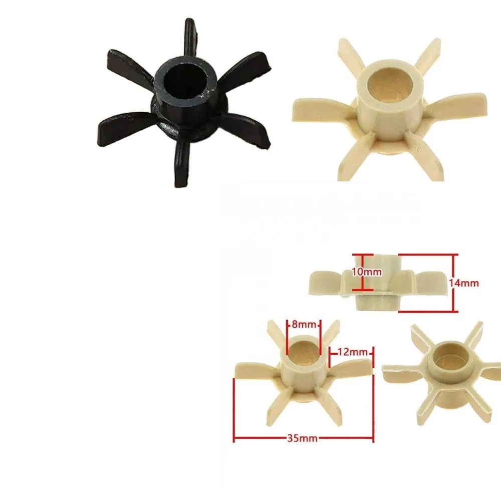 General Electric Fan Blades 1/2/4PCS Fan Motor Cooling Blades Heat Sinks Fan Blades Electric Fan Accessories