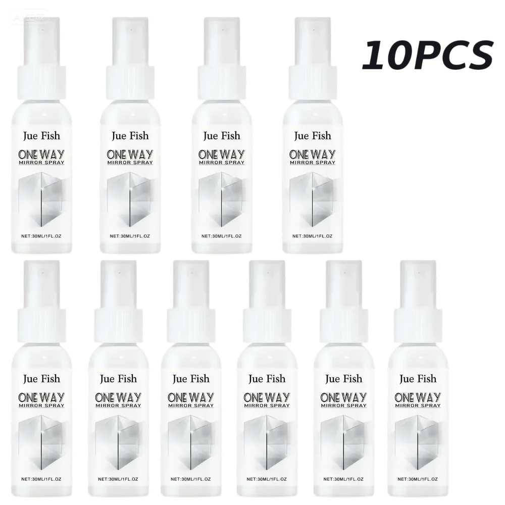 1-10개입 주에피쉬 차량용 단면 미러 스프레이 효과적인 도난 방지 차량 및 가정용 창문 청소 도구, 엿보기 방지