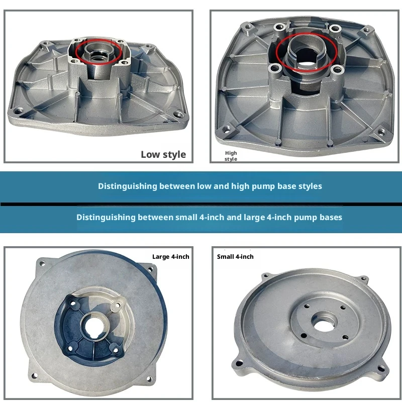 OEM Pump Base Cover Connecting Flange For 170F Engine 2 & 3 Inch Agricultural Water Pump Farm Irrigation Replacement Spare Parts