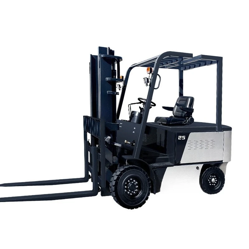 Electric forklift, small electric forklift seat-mounted four-wheel balance
