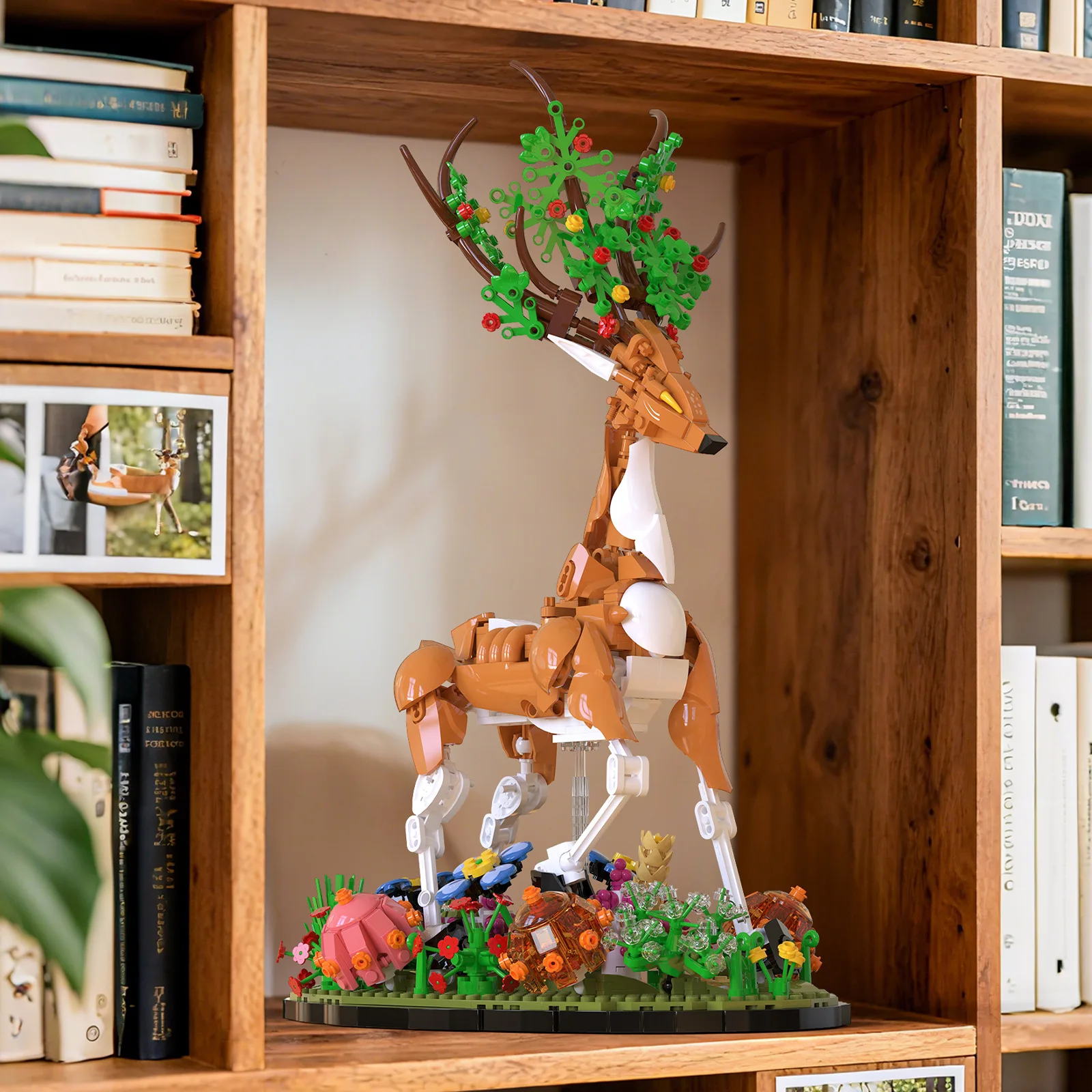 

Educational Deer Animal Model Toy Assembly Blocks Building Sets for Children Gift