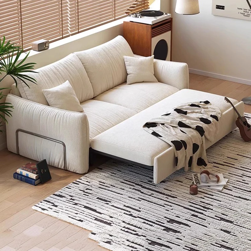 

Salon Multifunctional Folding Sofa Inflatble Bed Luxury Living Room Sectional Sofa Retractable Minimalist Postmodern Furniture