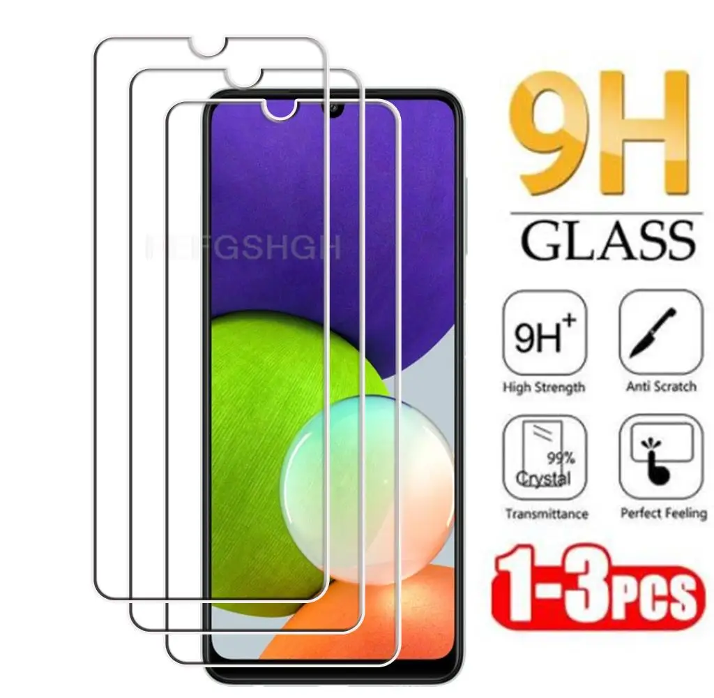

HD Original Tempered Glass FOR Samsung Galaxy A22 4G 6.4" GalaxyA22 M22 SM-A225F A225M Screen Protective Protector Cover Film