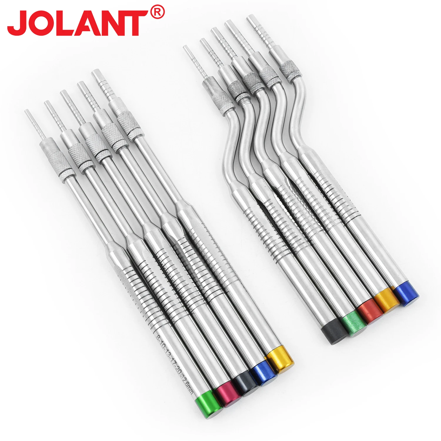 JOLANT Dental Implant Osteotome Instruments Dental tooth extraction tool maxillary Sinus Lift Bended Straight Concave Tips