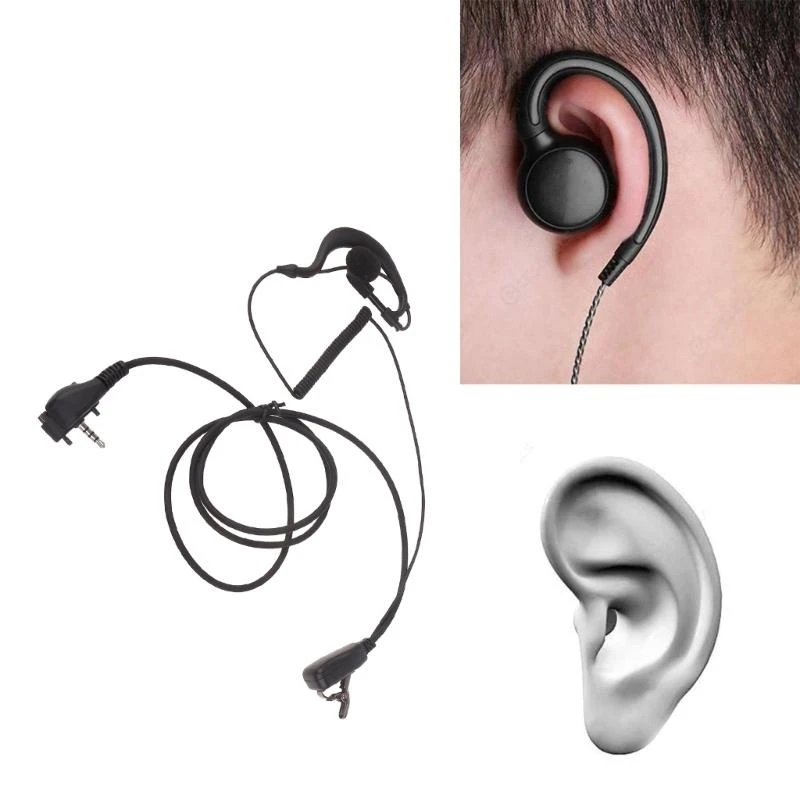 سماعة سماعة الأذن مع الميكروفون لراديو VX-132 VX-420A VX-160 VX-168 VX-180 أفضل بيع