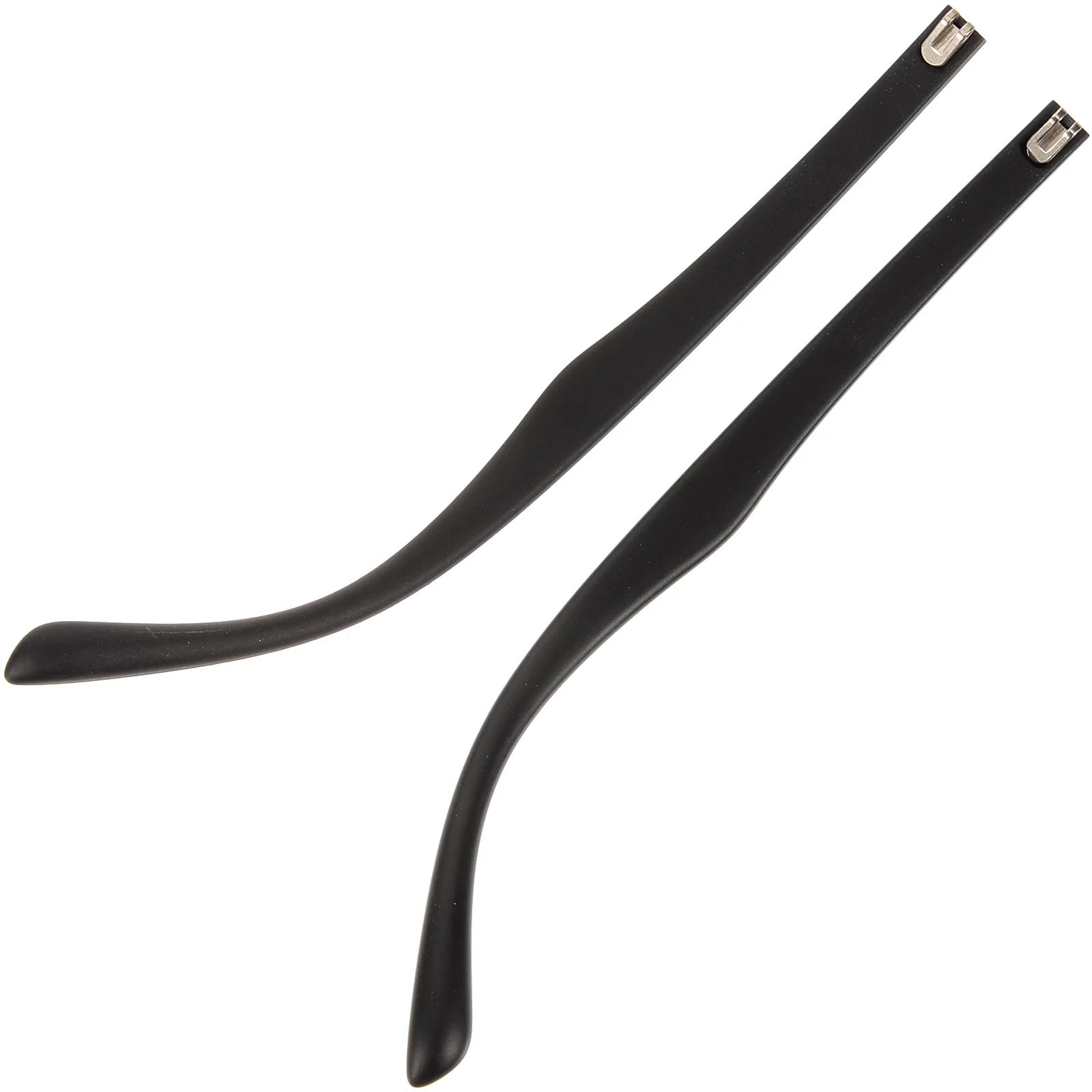 1 Pair Eyeglasses Temple Arm Flat Teeth Eyeglasses Replacement Leg Repair Eyewear Silicone Titanium Eyeglasses Leg 